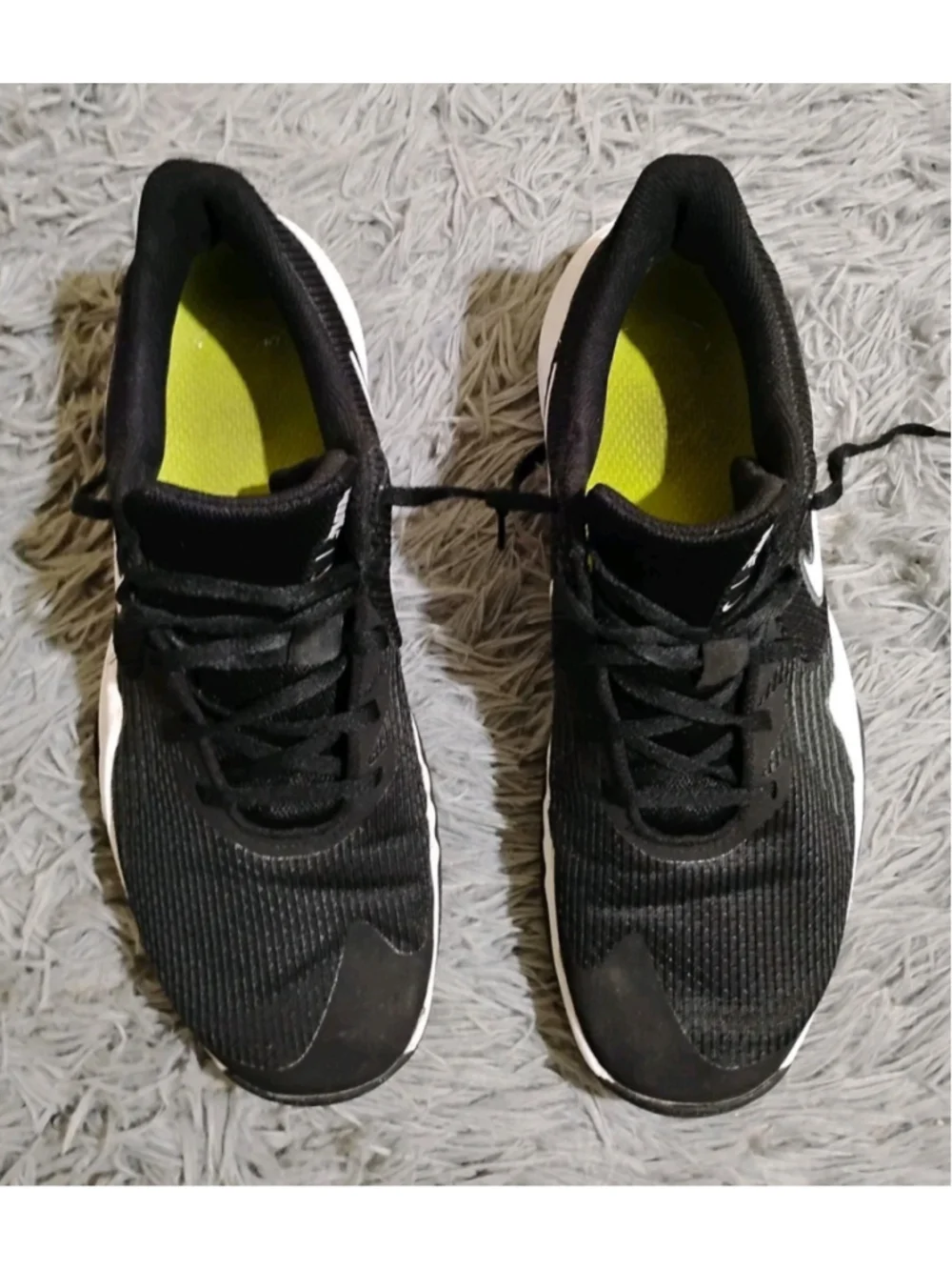 Nike Precision 5 Men Size 12 Black White Athletic Shoes Sneakers CW3403-003
